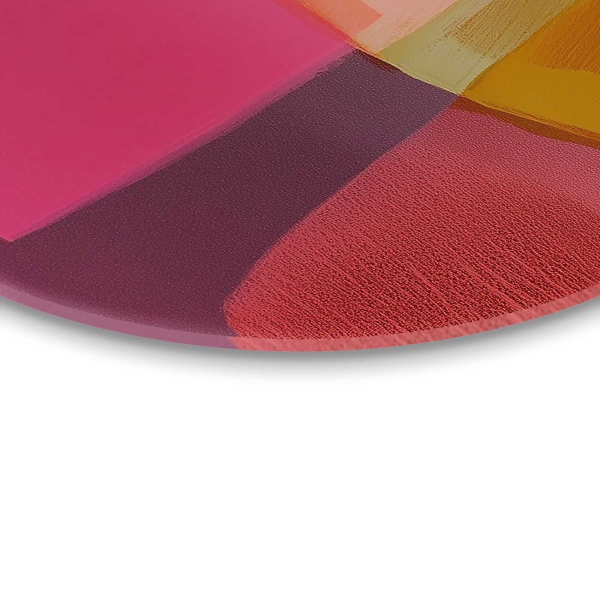 Glasschilderij Roze tinten II 50 Rond - Reinders