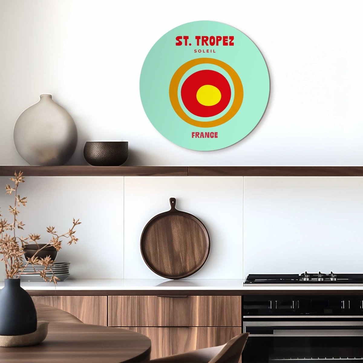 Glasschilderij Saint Tropez 50 Rond - Reinders