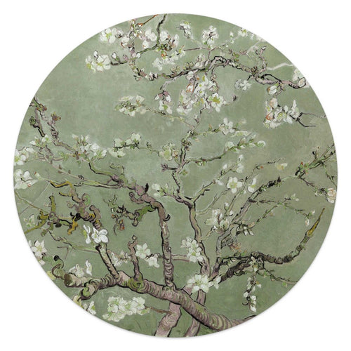 Glasbild Van Gogh Mandelblüte 50 Rund