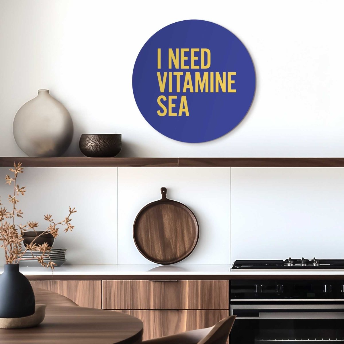 Glasschilderij Vitamin Sea 50 Rond - Reinders