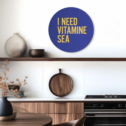 Glasschilderij Vitamin Sea 50 Rond - Reinders