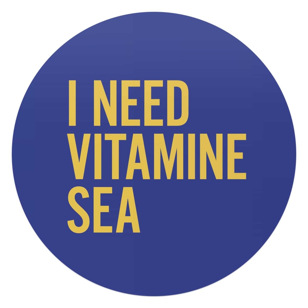 Glasschilderij Vitamin Sea 70 Rond - Reinders