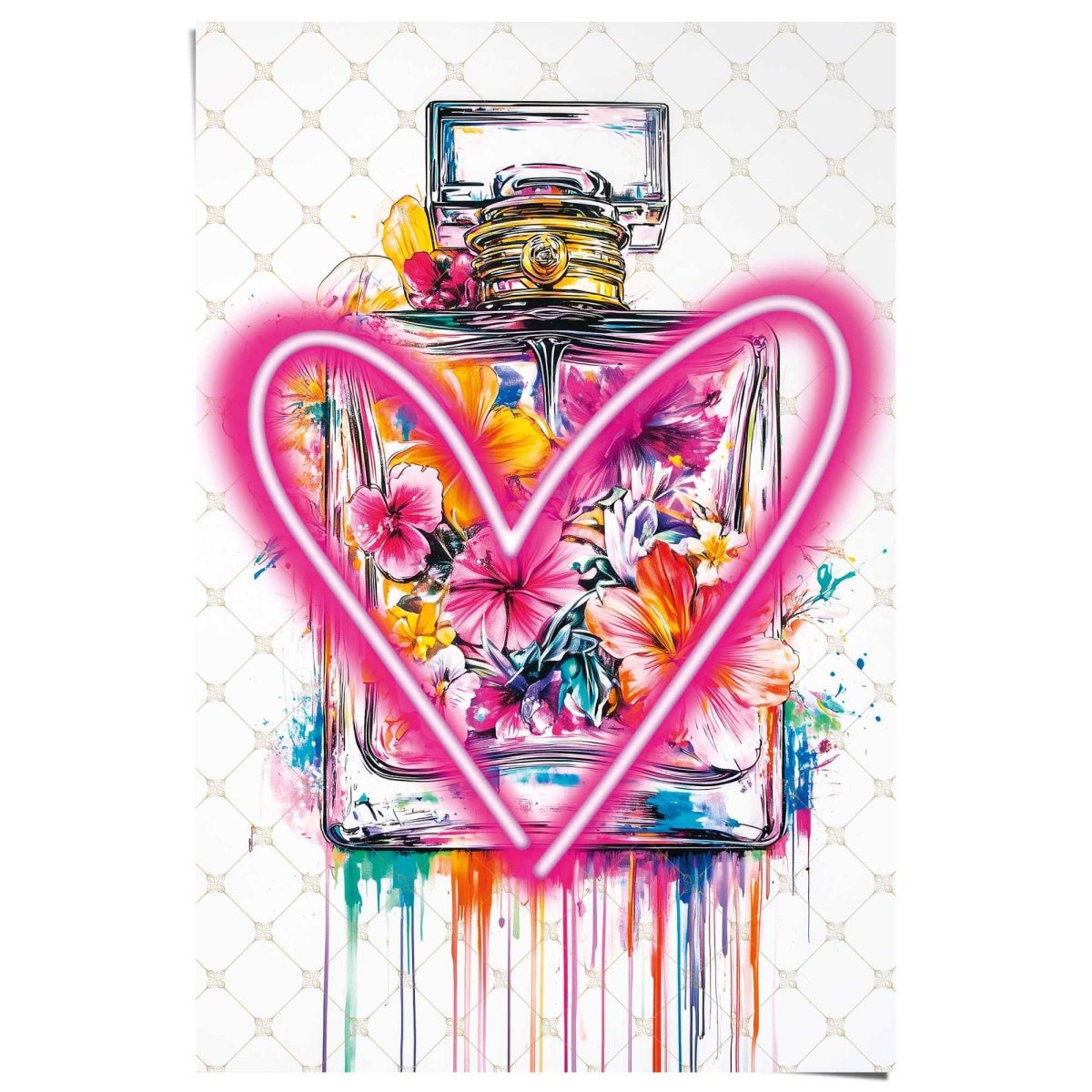 Poster Bottle Love 91,5x61 - Reinders