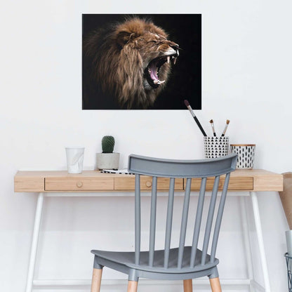 Poster Brullende leeuw 40x50 - Reinders