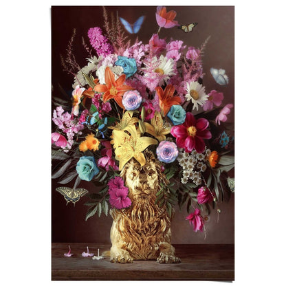 Poster Lion Vase 91,5x61 - Reinders