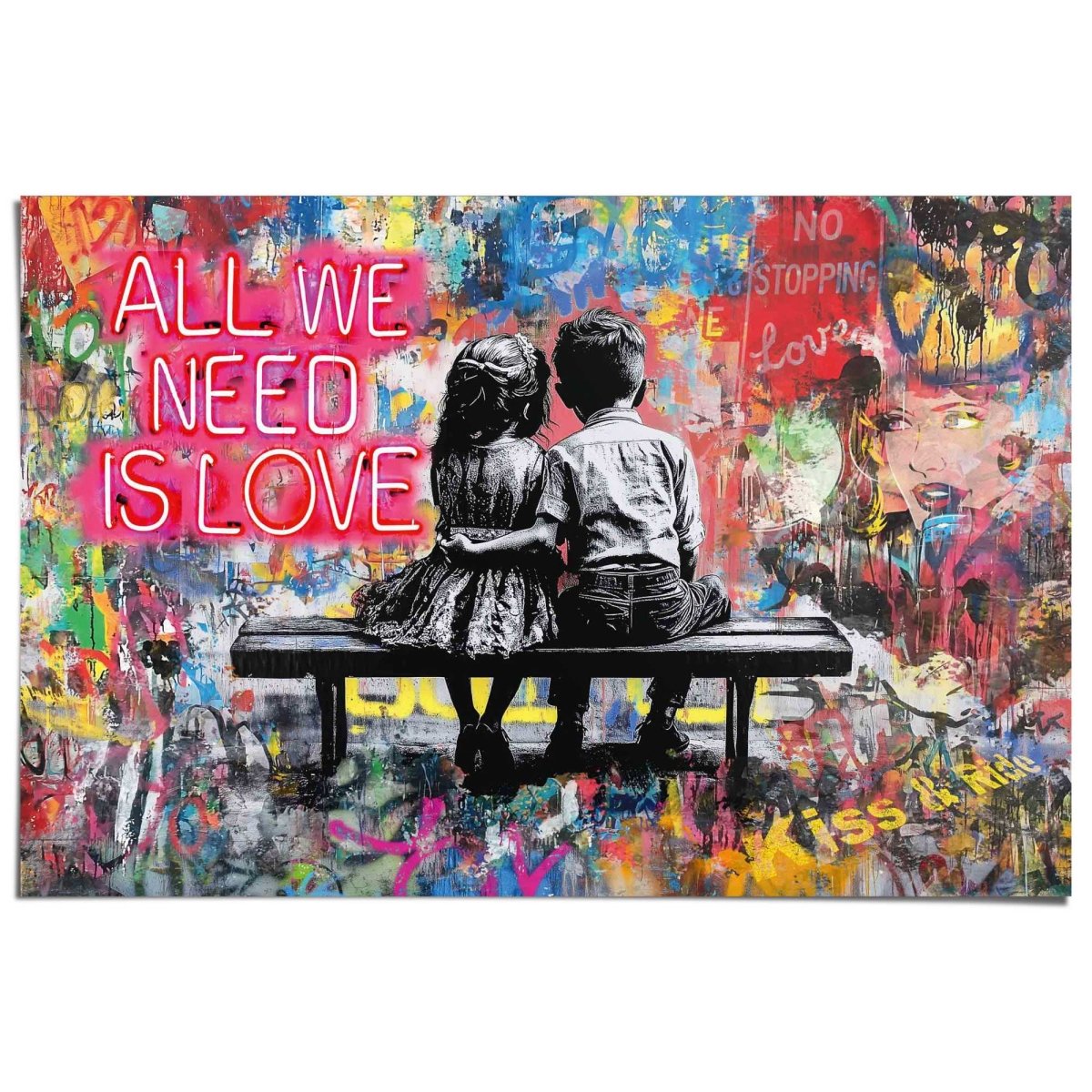 Poster Love is All We Need 61x91,5 - Reinders