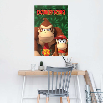 Poster Nintendo - Donkey Kong and Diddy Kong 91,5x61 - Reinders