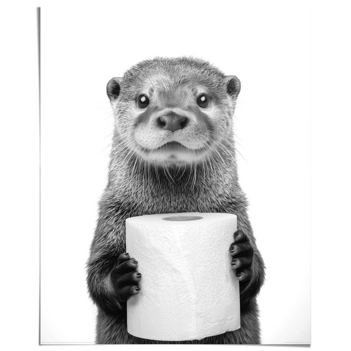 Poster Otter Toilet 50x40 - Poster - Reinders