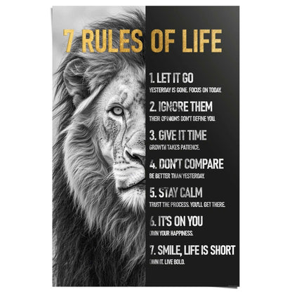 Poster Regels van het leven 91,5x61 - Reinders