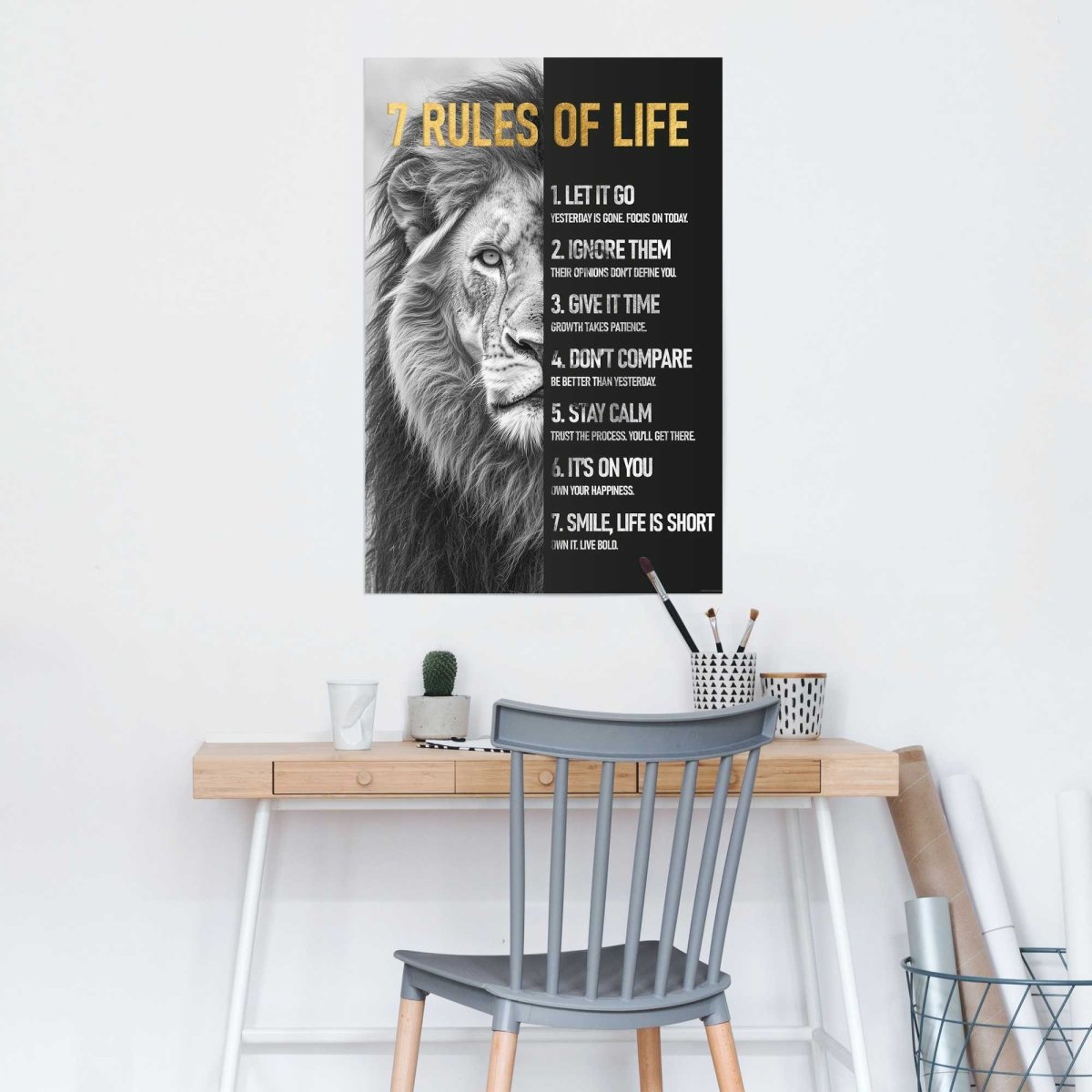 Poster Regels van het leven 91,5x61 - Reinders
