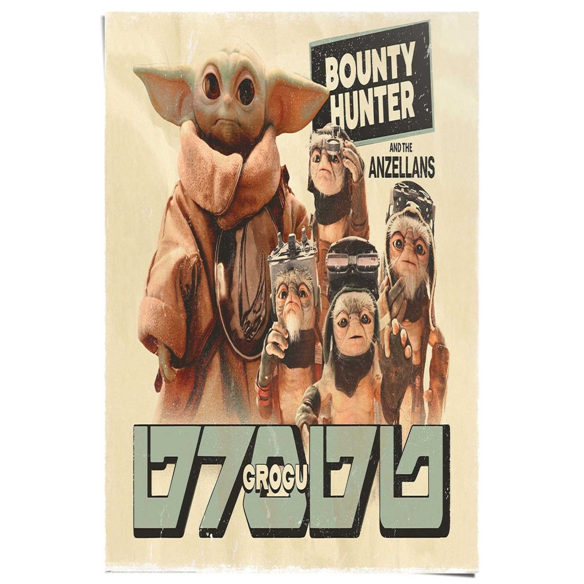 Poster The Mandalorian and Grogu - Bounty Hunter 91,5x61 - Poster - Reinders