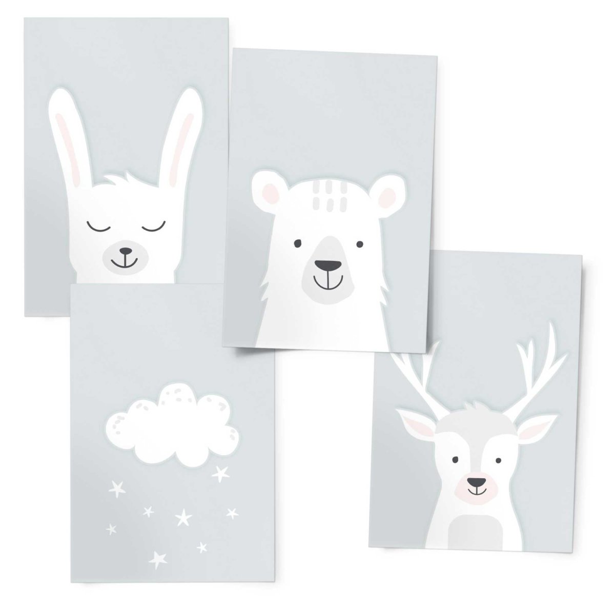 Premium Poster set Blue Sweeties 30x20 - Reinders