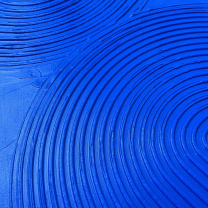 Schilderij 3D Art Bows - cobalt blue 70x50 - Reinders