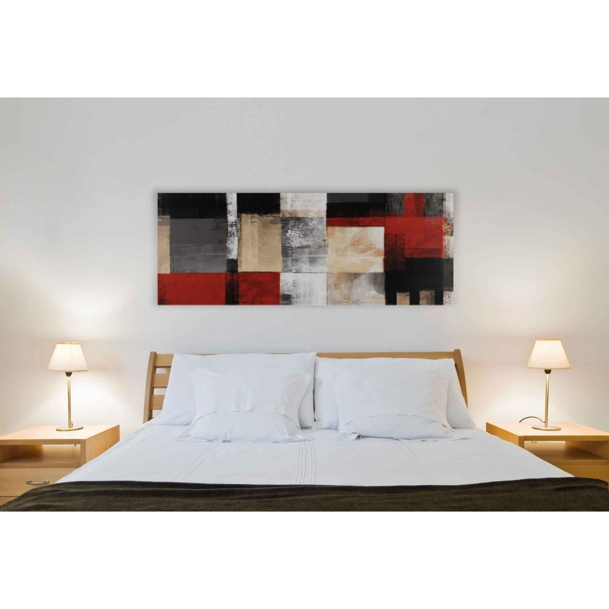 Schilderij Abstract 57x150 - Canvas - Reinders