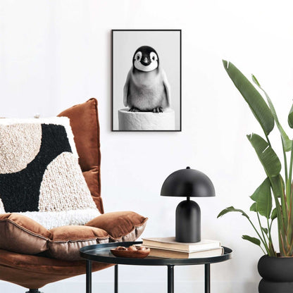 Schilderij Baby Pinguïn 30x20 - Slim Frame - Reinders