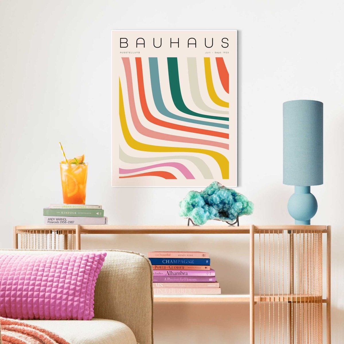 Schilderij Bauhaus Design 50x40 - Slim Frame - Reinders