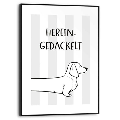 Schilderij Binnengehuppeld 40x30 - Slim Frame - Reinders