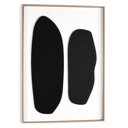 Schilderij Black Duo 70x50 - Reinders