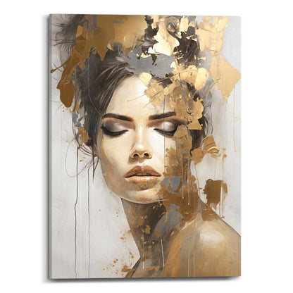 Schilderij Chique Gold 70x50 - Reinders