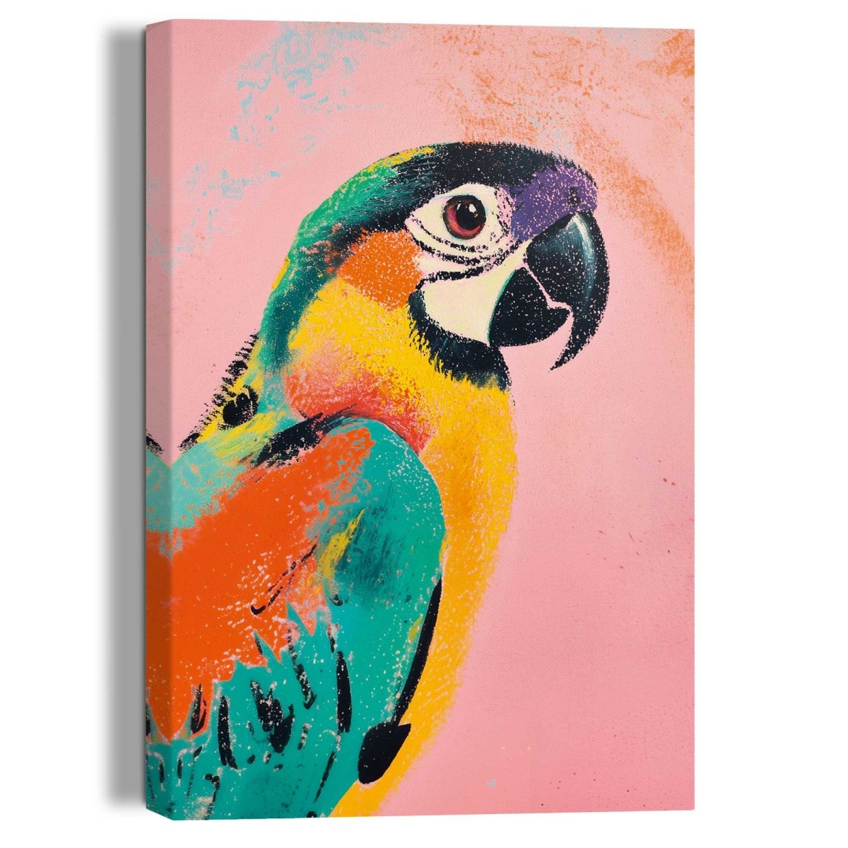 Schilderij Coloured Parrot 30x20 - Reinders