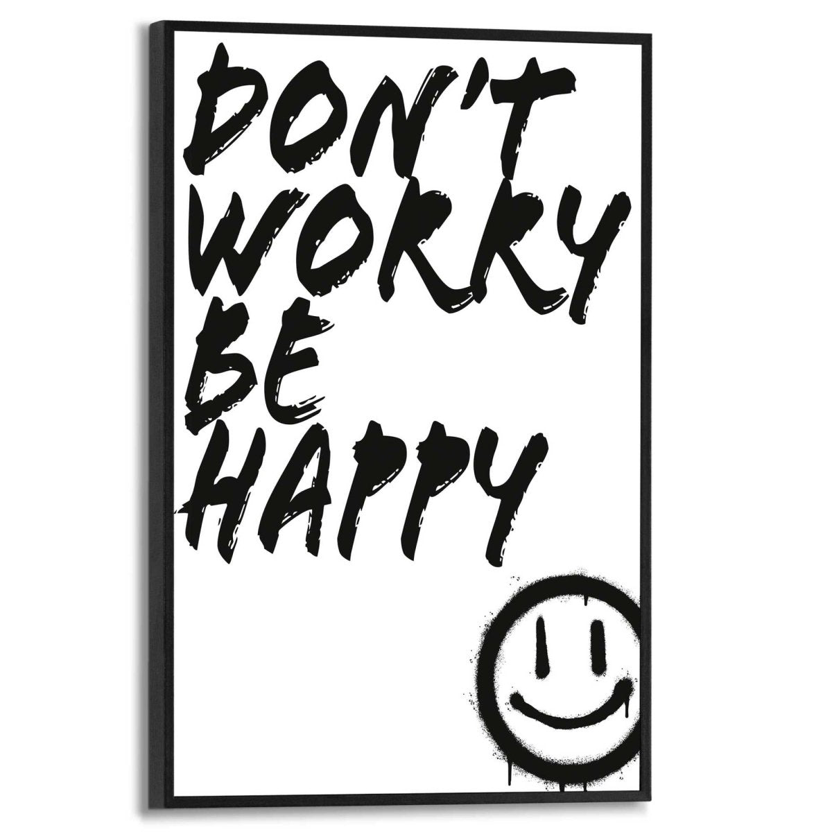 Schilderij Don't Worry 30x20 - Reinders