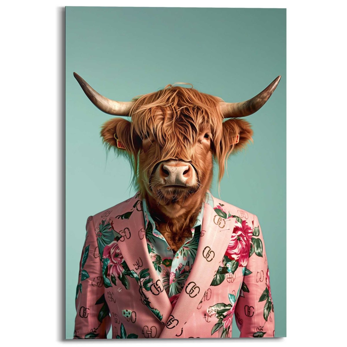 Schilderij Dressed Highlander 90x60 - Deco Panel - Reinders