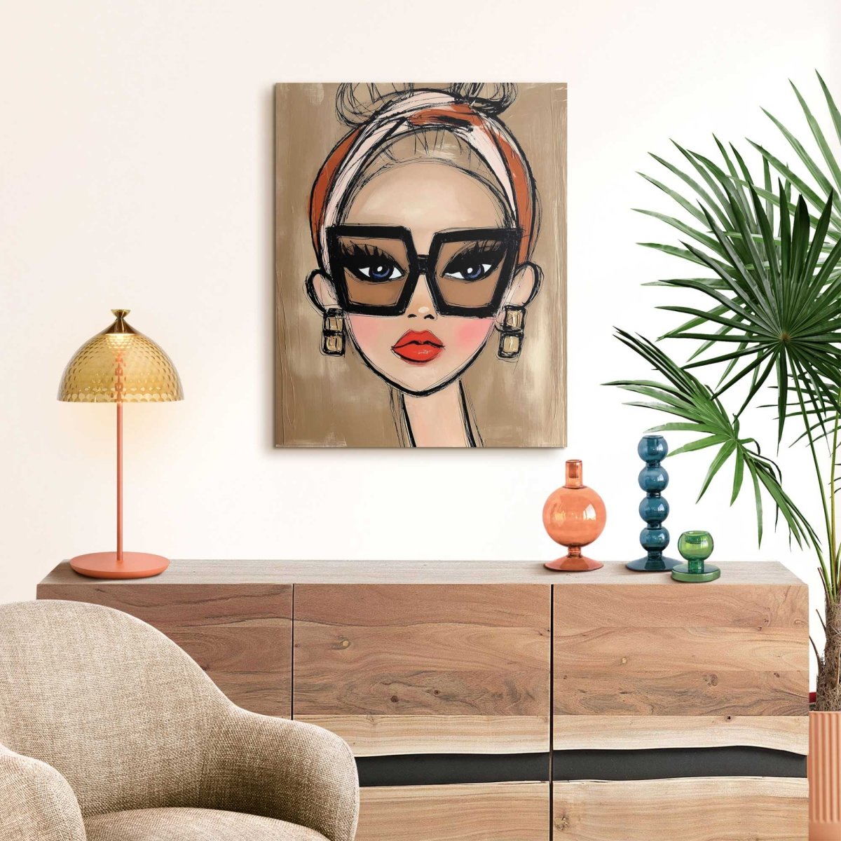 Schilderij Fashion Icon 50x40 - Deco Panel - Reinders
