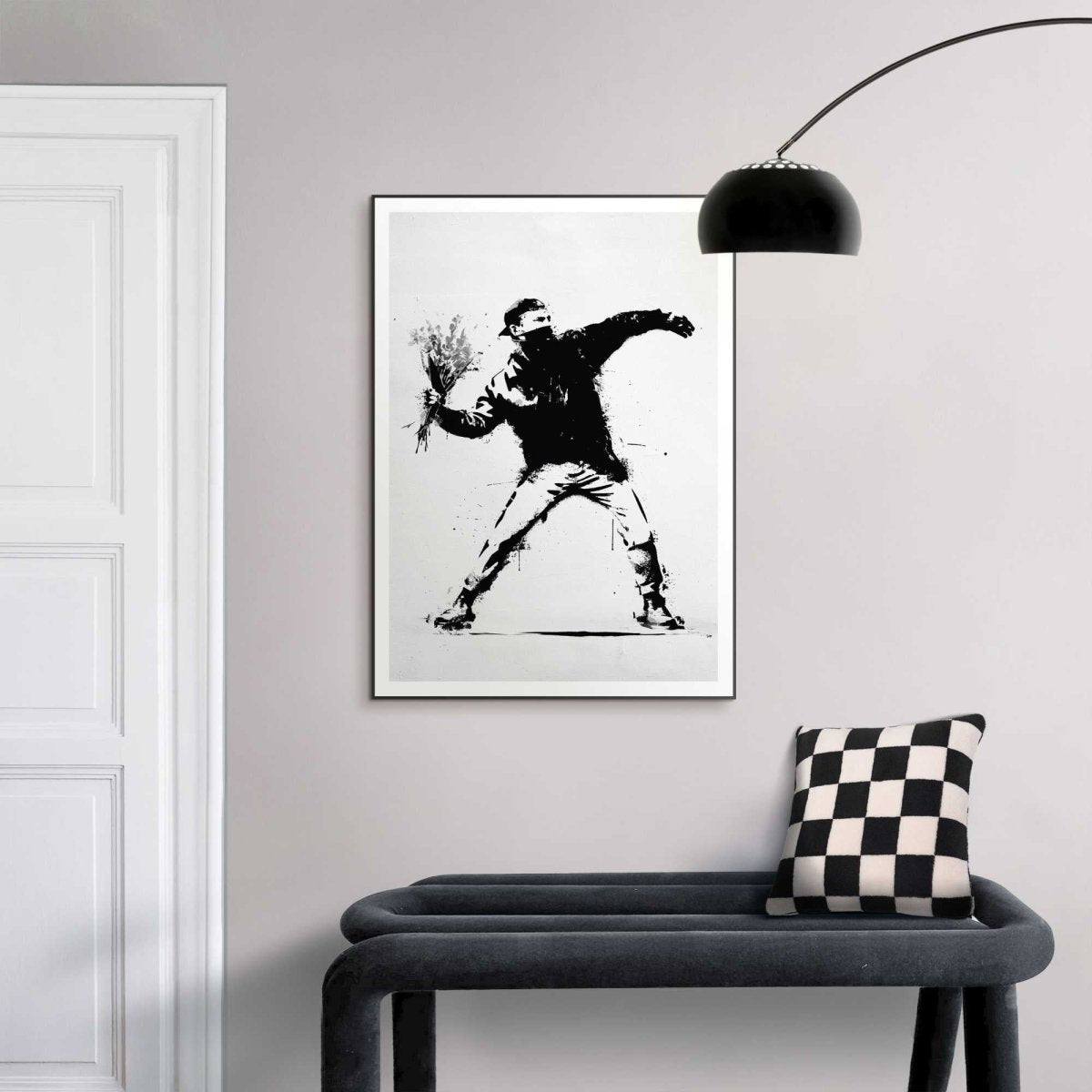Schilderij Flower Thrower 70x50 - Reinders