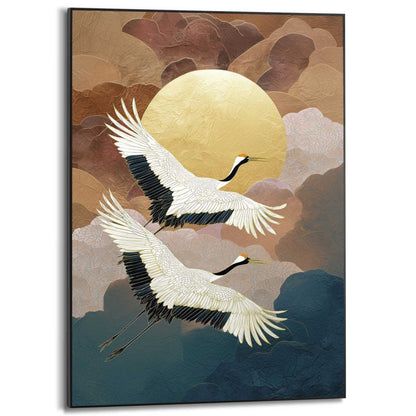 Schilderij Gouden Vlucht 70x50 - Slim Frame - Reinders