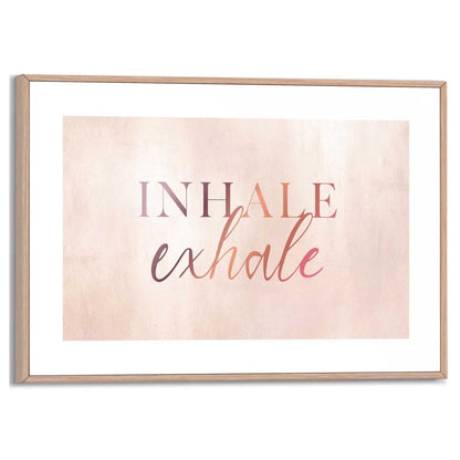 Schilderij Inhale Exhale 20x30 - Reinders