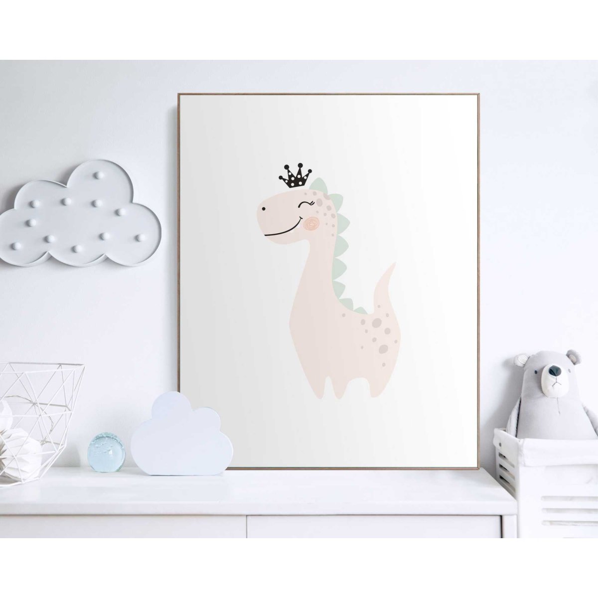 Schilderij Kleine Dino 50x40 - Reinders