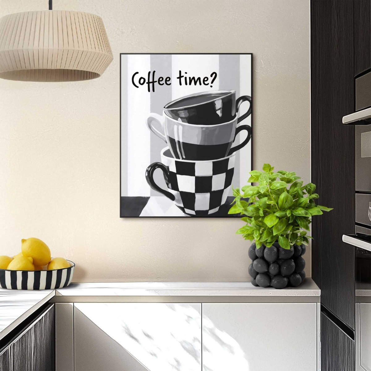 Schilderij Koffiepauze 50x40 - Slim Frame - Reinders