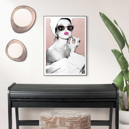 Schilderij Lipstick Beauty 70x50 - Reinders