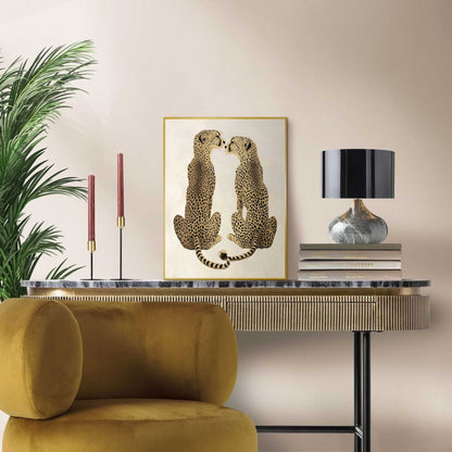 Schilderij Loving Cheetas 40x30 - Reinders