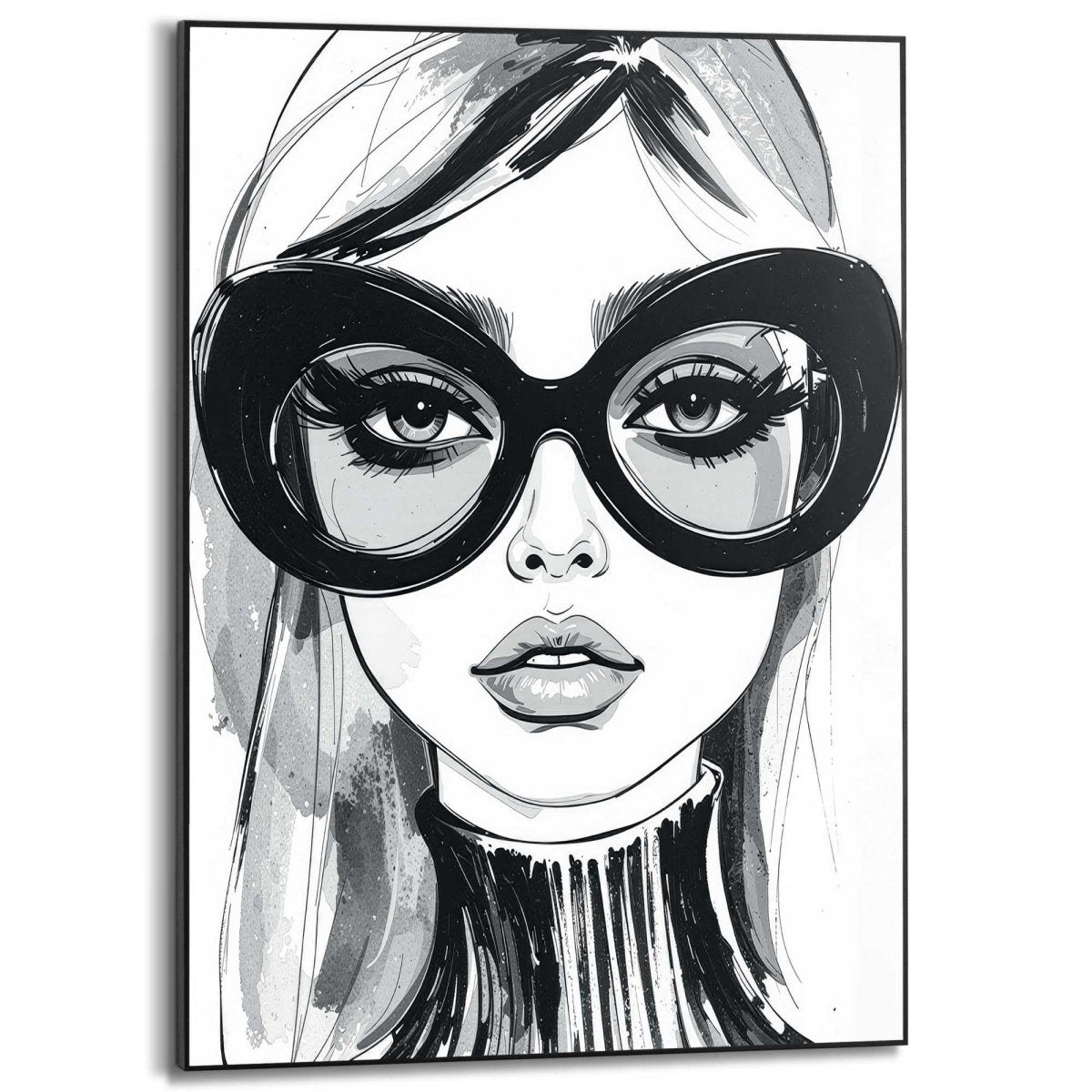 Schilderij Modieuze Blik 70x50 - Slim Frame - Reinders
