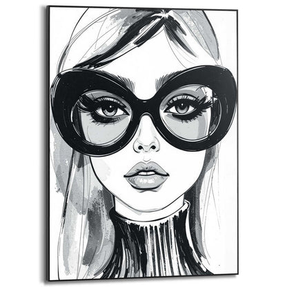Schilderij Modieuze Blik 70x50 - Slim Frame - Reinders