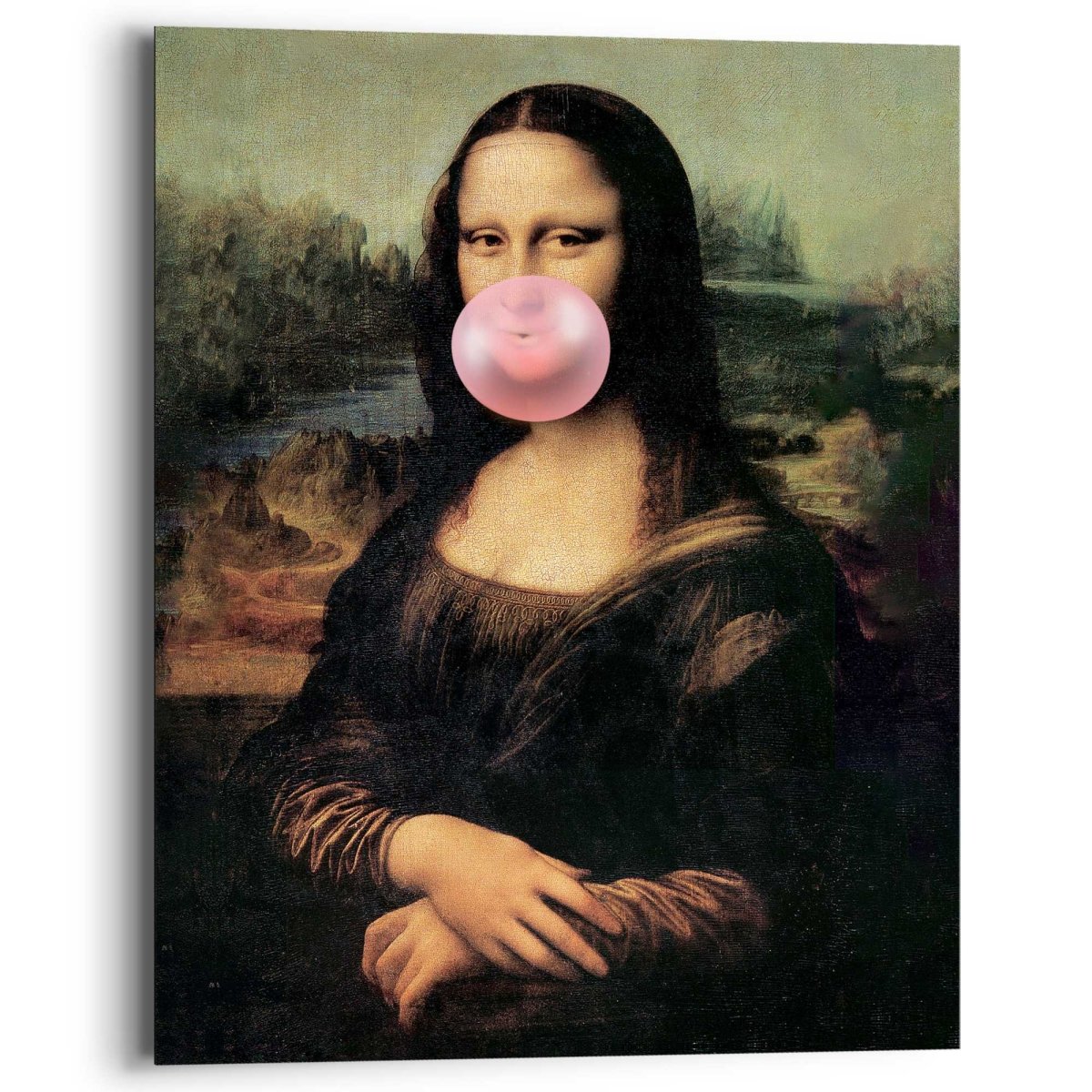 Schilderij Mona Lisa Bubblegum 50x40 - Reinders