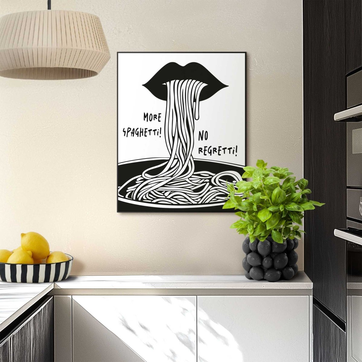 Schilderij More Spaghetti 50x40 - Reinders