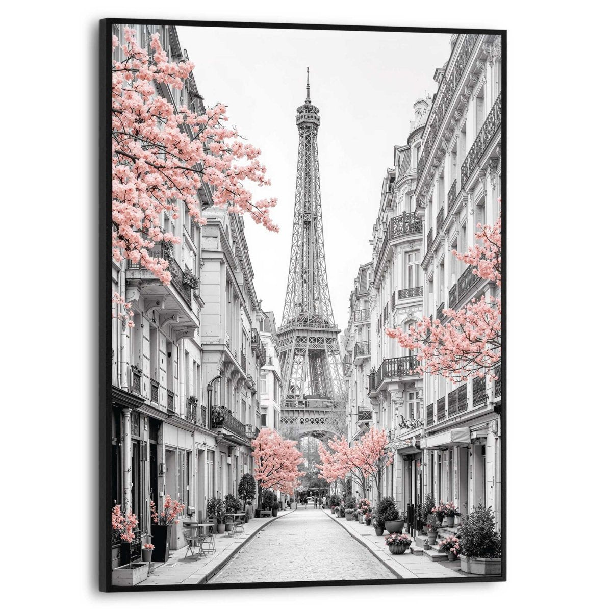 Schilderij Parijs in Bloei 40x30 - Slim Frame - Reinders