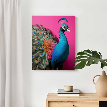 Schilderij Pink Peacock 40x50 - Reinders