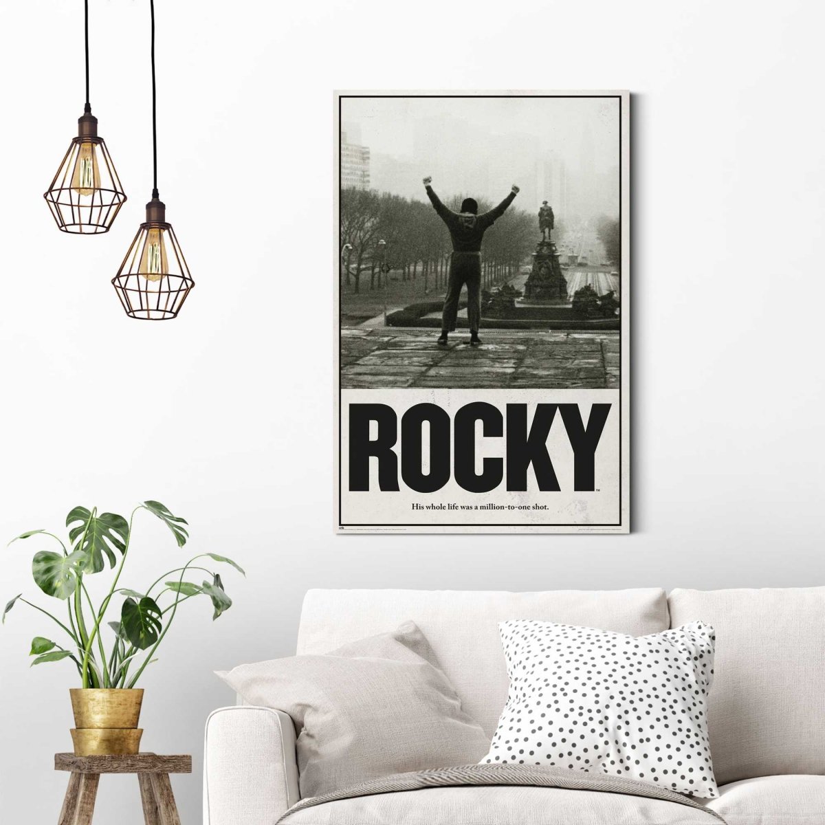 Schilderij Rocky - Rocky Balboa 90x60 - Reinders