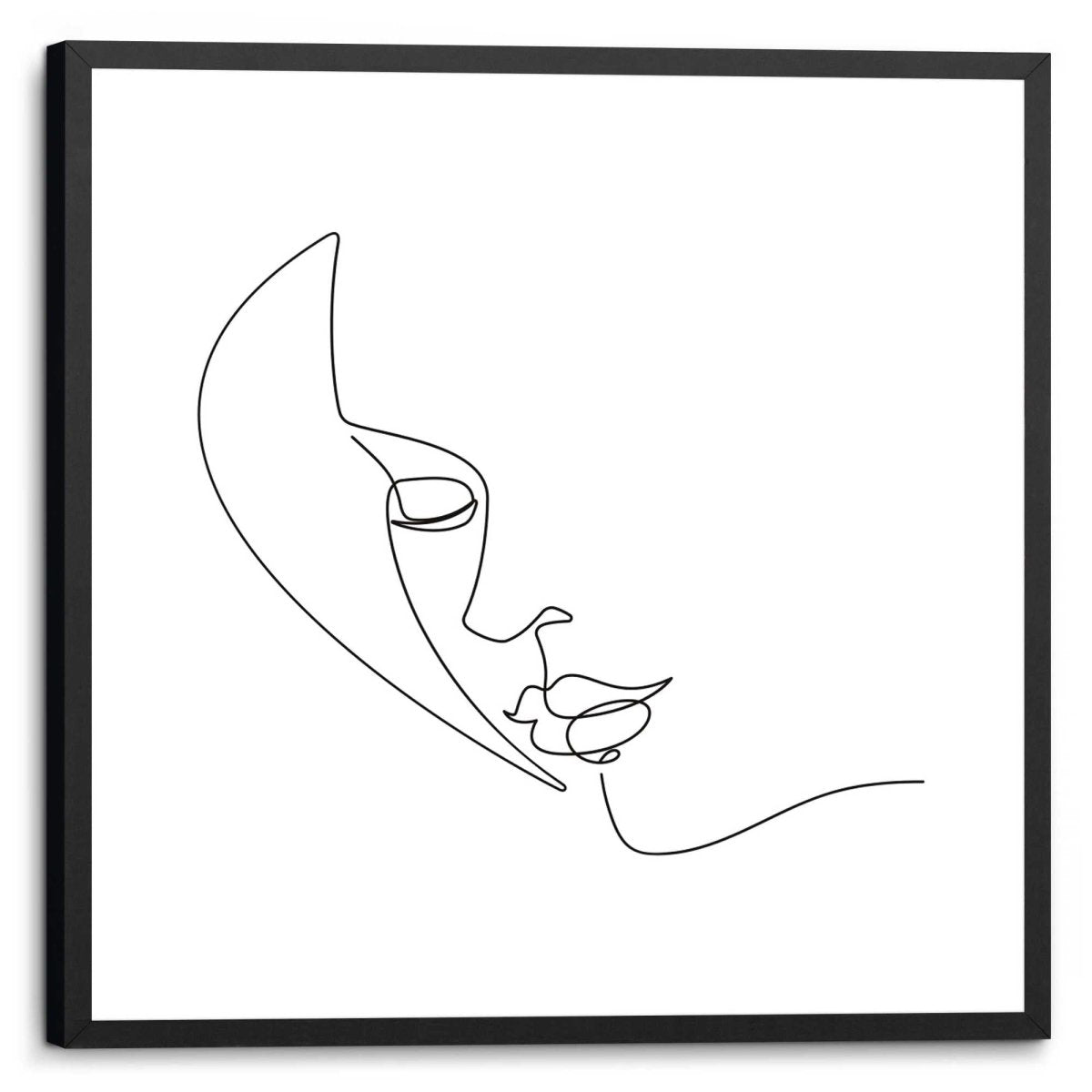 Schilderij Silhouet 53x53 - Reinders