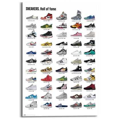 Schilderij Sneaker collectie 90x60 - Reinders