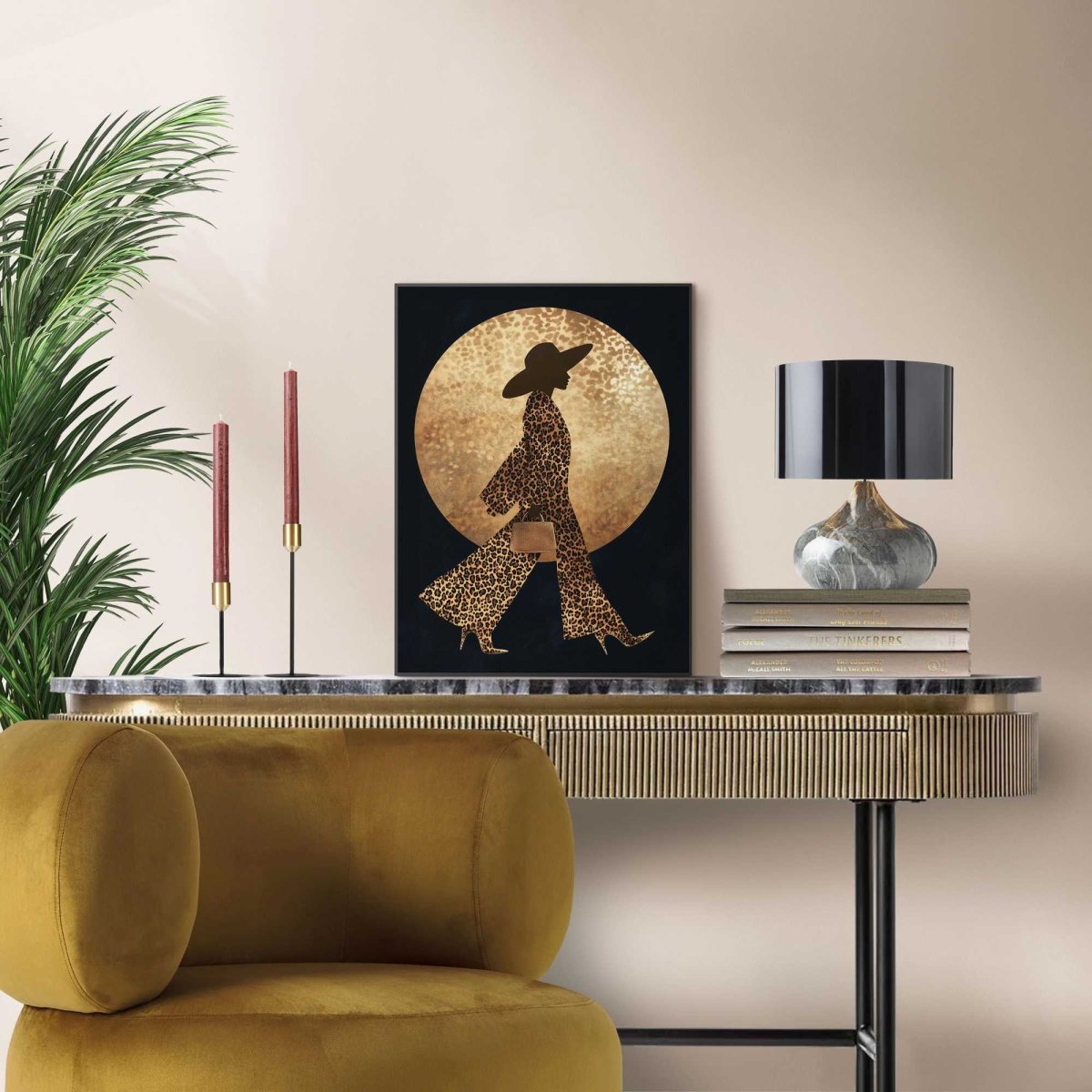 Schilderij Stijlvol Silhouet 40x30 - Slim Frame - Reinders