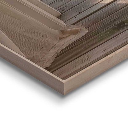 Schilderij Strandpad 70x50 - Slim Frame - Reinders
