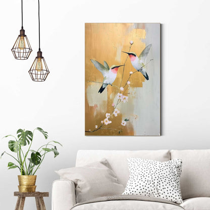 Schilderij Subtiele Vlucht 60x90 - Framed Panel - Reinders