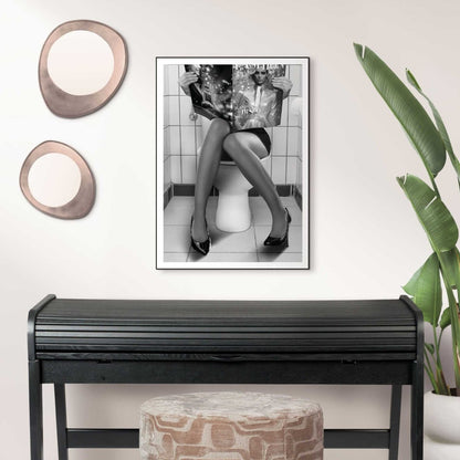 Schilderij Toilet Fashion 70x50 - Reinders