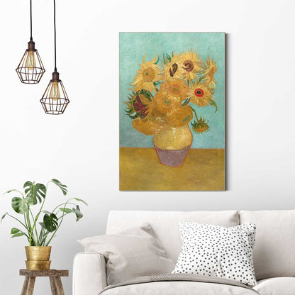 Schilderij Van Gogh - Zonnebloemen 60x90 - Reinders