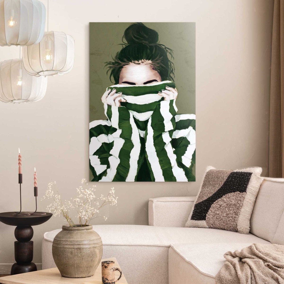 Schilderij Verborgen Blik 90x60 - Deco Panel - Reinders