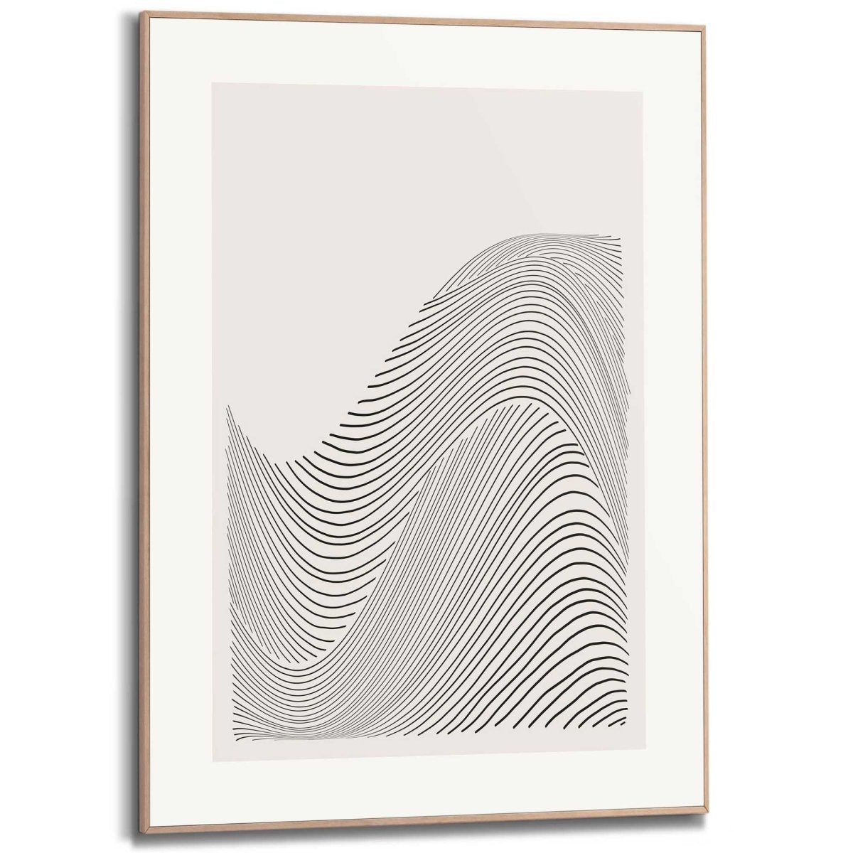 Schilderij Wave Stripes 70x50 - Reinders